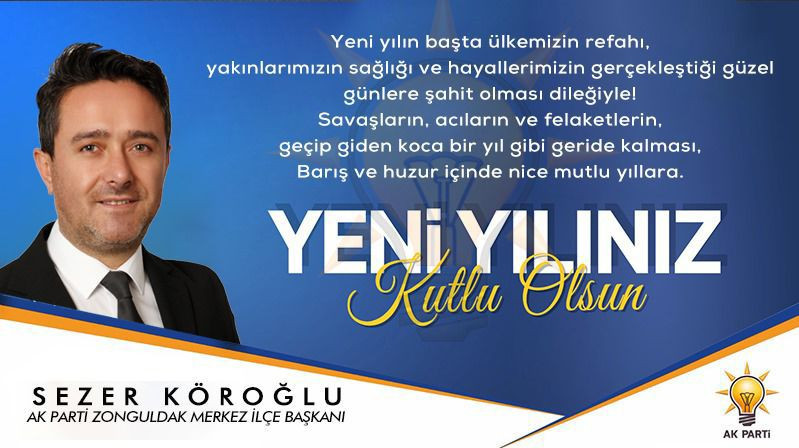 Başkan Köroğlundan  Yeni Yıl Kutlaması