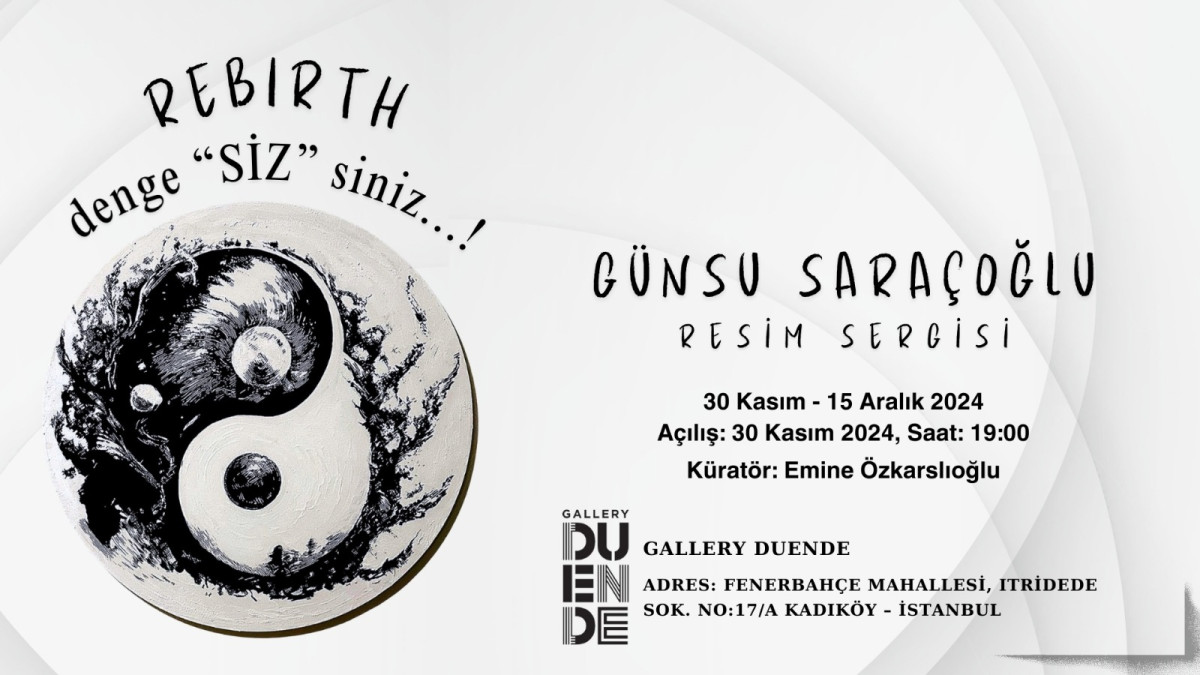  30 Kasım 2024 Cumartesi günü Gallery Duende’de sanat izleyicisiyle buluşacak.